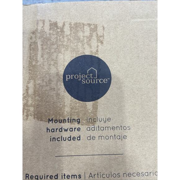 Project Source 14.37-in White 100W Max Outdoor Wall Lantern Frosted Glass Shade - Picture 9 of 10